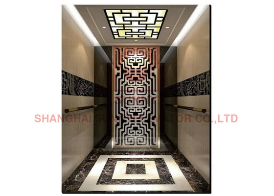 800Kg Luxury Decoration Passenger Elevator With Material 304 Stainless Steel