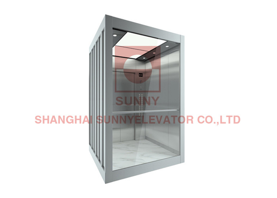 450kg Observation Panoramic Elevator Stainless Steel Villa Passenger Lift