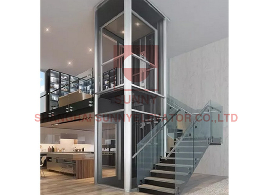 Stainless Steel Hydraulic Home Elevator Lift 110v 220v 240v 380v