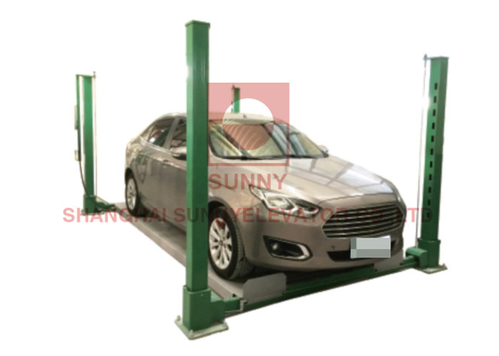 Hydraulic Driven Four Post Car Parking Lift With Two Parking Space