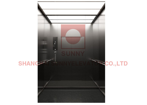 4000kg Compact Stainless steel Passenger Elevator Improved People Flow