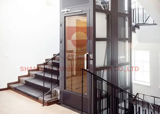 Stainless Steel 304 Passenger Elevator Home Elevator Lift 2 - 4 Floors