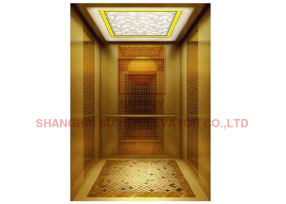 Luxury Glass Hydraulic Lift Elevator With Stainless Steel And Aluminum Alloy