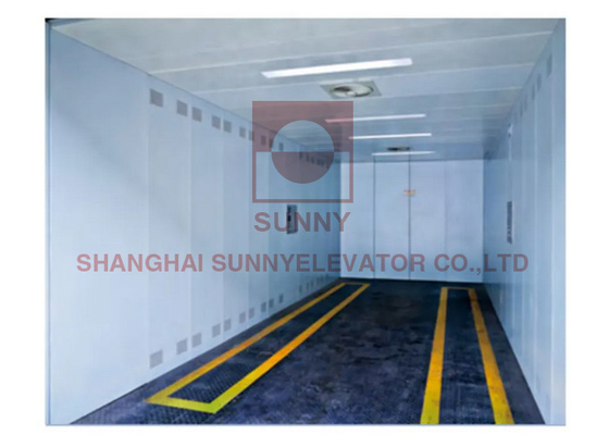 Painted Steel Freight Elevator 5000kg Capacity 0.5m/S