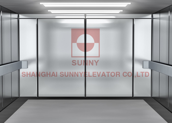 VVVF Control System Hospital Bed Elevator 800KG - 2000kg With Deceleration Device