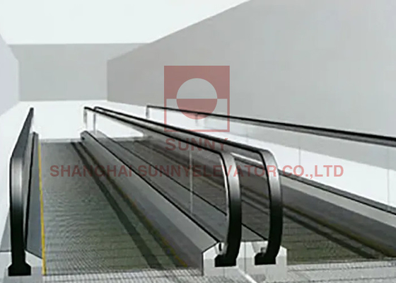 Horizontal Moving Walkway Escalator Auto Pavement 0.5m/S