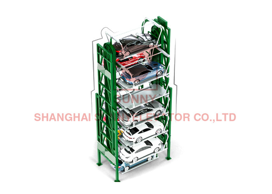 1800 - 2300kg Load 380V Rotary Parking System Space Efficient Parking System