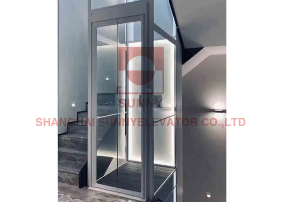 3 Floor Indoor Small Residential Home Elevators Hydraulic Residential Lift With Enclosure