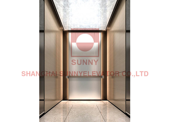 Highly Secure Infrared Light Curtain System Home Lift Standard Elevator With Machine Room