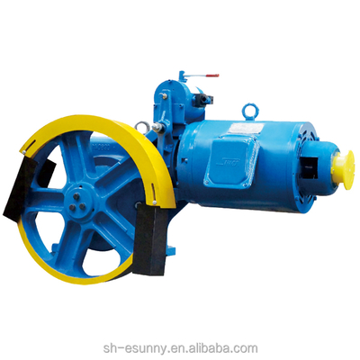 7.5Kg Geared Traction Machine With IC411 Cooling Method Elevator Parts