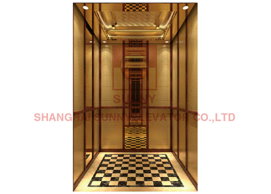 Machine Roomless Passenger Elevator With Green Drive And Energy Conservation Devices