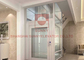 320 - 400kg VVVF Drive Technology Ventilated Home Elevators With Protective Net