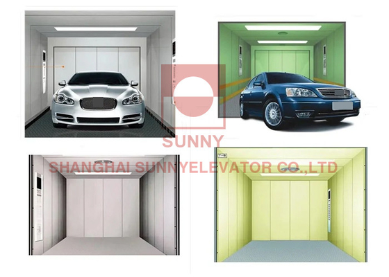 500~1000kg Stainless Steel Large Space Automobile Vehical Elevator