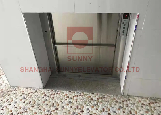 100-500kg Space Saving Restaurant Food Dumbwaiter Elevator Stainless Steel