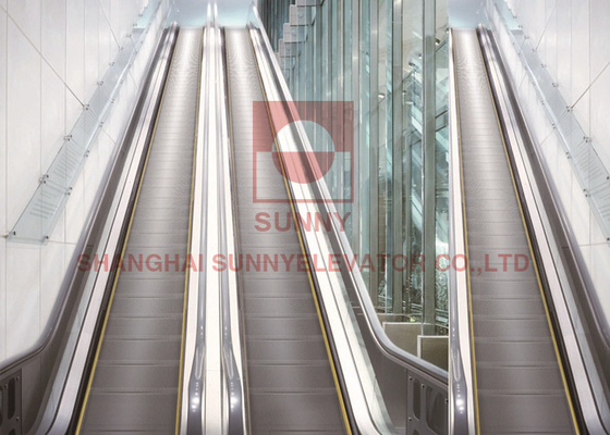 Stainless Steel Passenger Moving Walkway Aluminum Standard 10/11/12 Degree