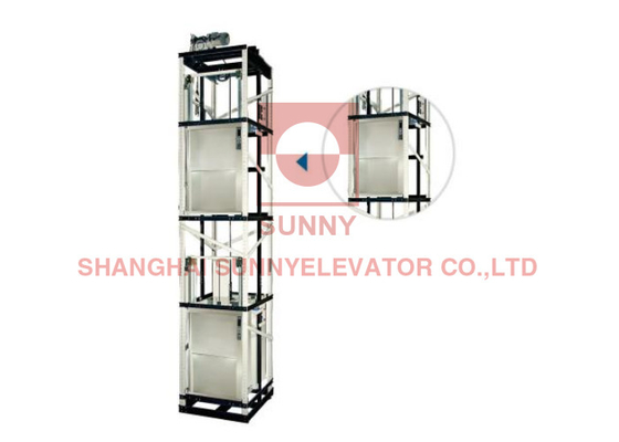 Silent Small Stainless Steel Restaurant Hotel Kitchen Food Elevator Electric Dumbwaiter Lift