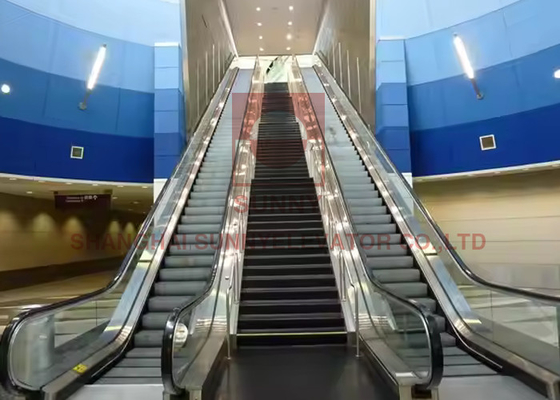 3000mm Travelling Height Shopping Mall Escalator SN-VF800/0.5-30 With 118KN Net Weight