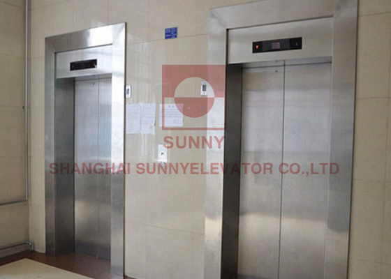 2000kg Load Residential Elevator With Hairline-Etched Stainless Steel Hospital Elevator