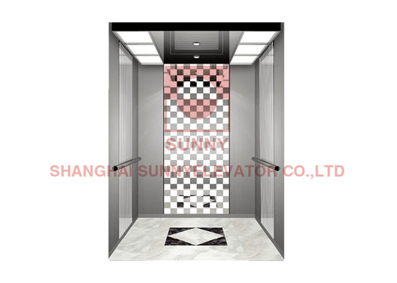 Marble Flooring Load 400kg 0.4m/S Passenger Elevator For Home Use
