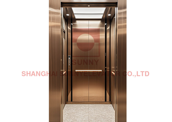 450-1000kg Load Maximize Building Space With A Machine Room Less Elevator