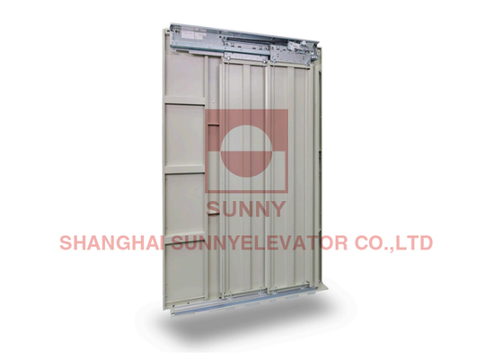 Elevator Two-Panel Side Opening Cabin Door With Compact Sliding Mechanism For Efficient Space Utilization