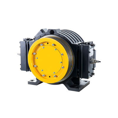 2:1 Traction Ratio 1.0~1.75m/s Speed Compact Structure Elevator Gearless Motor Replacement Parts