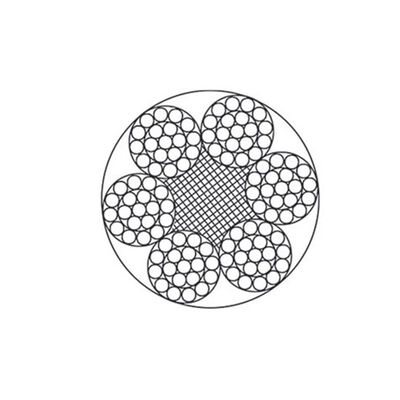 Ungalvanized Steel Wire Rope 6x19+IWR, 1570-1870MPa, 3-46mm, For Lifting & Dragging, High Breaking Load