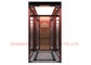 Elevator Parts Villa Elevator Interior Design PVC Floor With Stainless Steel / Tube Light