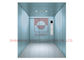 Elevator Parts Checked Steel Plate Floor Freight Elevator Car Decoration With Large Space