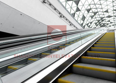 Outdoor Shopping Mall Escalator Airport Moving Walkway With VVVF Auto Start Stop