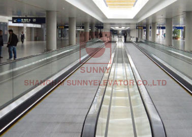 Indoor Moving Walkway for Supermarket , 12 Degree Moving Walk Escalator