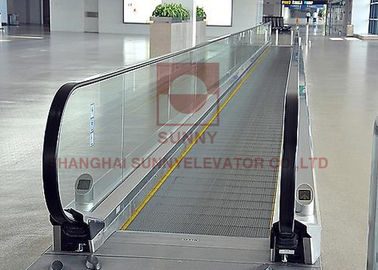 Outdoor 12° Angle Moving Walk Escalator 5.5kw Motor Capacity High Performance