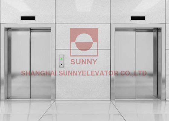Stainless Steel Hospital Bed Elevator with 1600kg Load and 1~2.5m/s Speed for Patient Transport