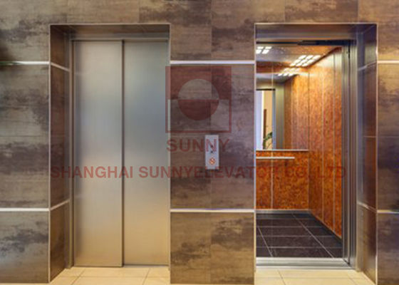 450kg Load Stainless Steel 304 Villa Passenger Elevator with VVVF Control System