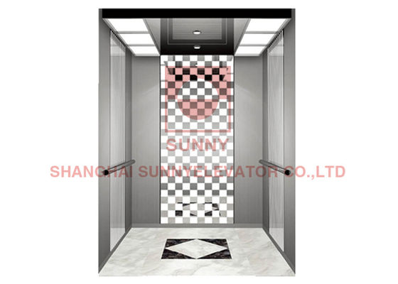 Machine Room 1.25m/S SS304 Observation Panoramic Elevator Domestic Passenger Lifts