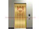 PVC Flooring VVVF 1.75M LED Vertical 10 Passenger Lift With Elevator Brakes