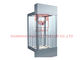 PVC Floor Laminated Safety Glass 630KG MR Panoramic Elevator Lift