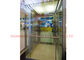 Step Control 3.0m/S 800kg Glass Case Square Gearless Traction Elevator