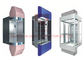 Roomless Stainless Steel MRL 1000kg VVVF Panoramic Lift Elevators