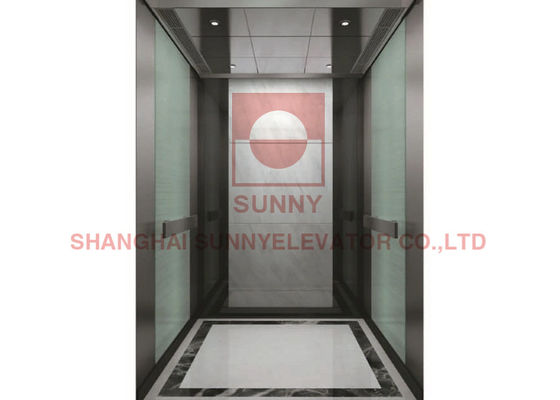 Luxury Cabin Mrl Passenger Elevator  400kg capacity For Shopping Mall