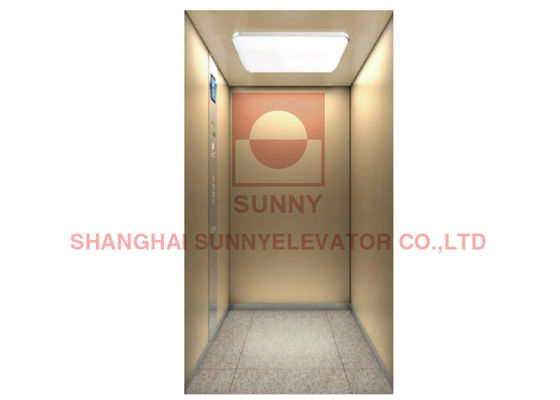 0.4m/S Traction Luxury Residential Elevators With Portal Frame