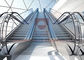 Hairline Stainless Steel Shopping Mall Escalator 0.5m/S With Energy Saving System