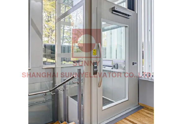 320kg Load Residential Vvvf Control Mini Elevator Lift 0.3m/S