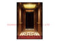 Wood Veneer Hairline 2.0m/S Commercial Residential Home Elevators Rose Gold