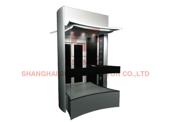 4.0m/S Speed 2000kg Sightseeing Residential Passenger Elevator