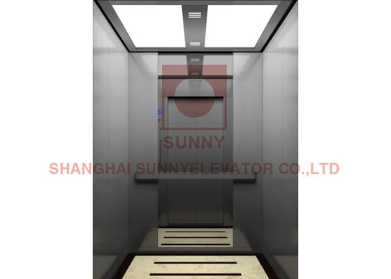 630kg Stainless Steel Mirror Home Panoramic 6 Person Residential Home Elevators