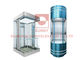 Stainless Steel Glass Panel Observation Elevators 13 Persons Capacity