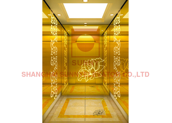 400kg Resident Pvc Floor Display Dot Matrix Small Villa Elevator Lift For Homes