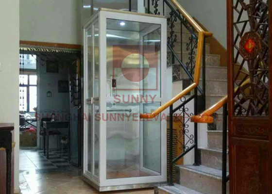 3 Floor Small PVC Flooring  Residential Home Elevators Lifts For Residential Homes