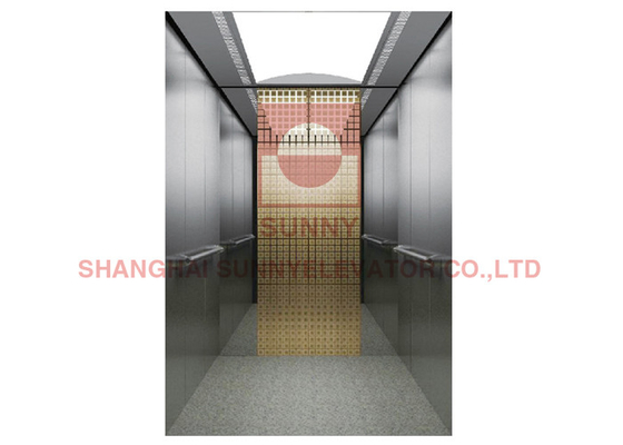 VVVF Gearless Mrl Machine Room Less Elevator 2000kg Load Capacity